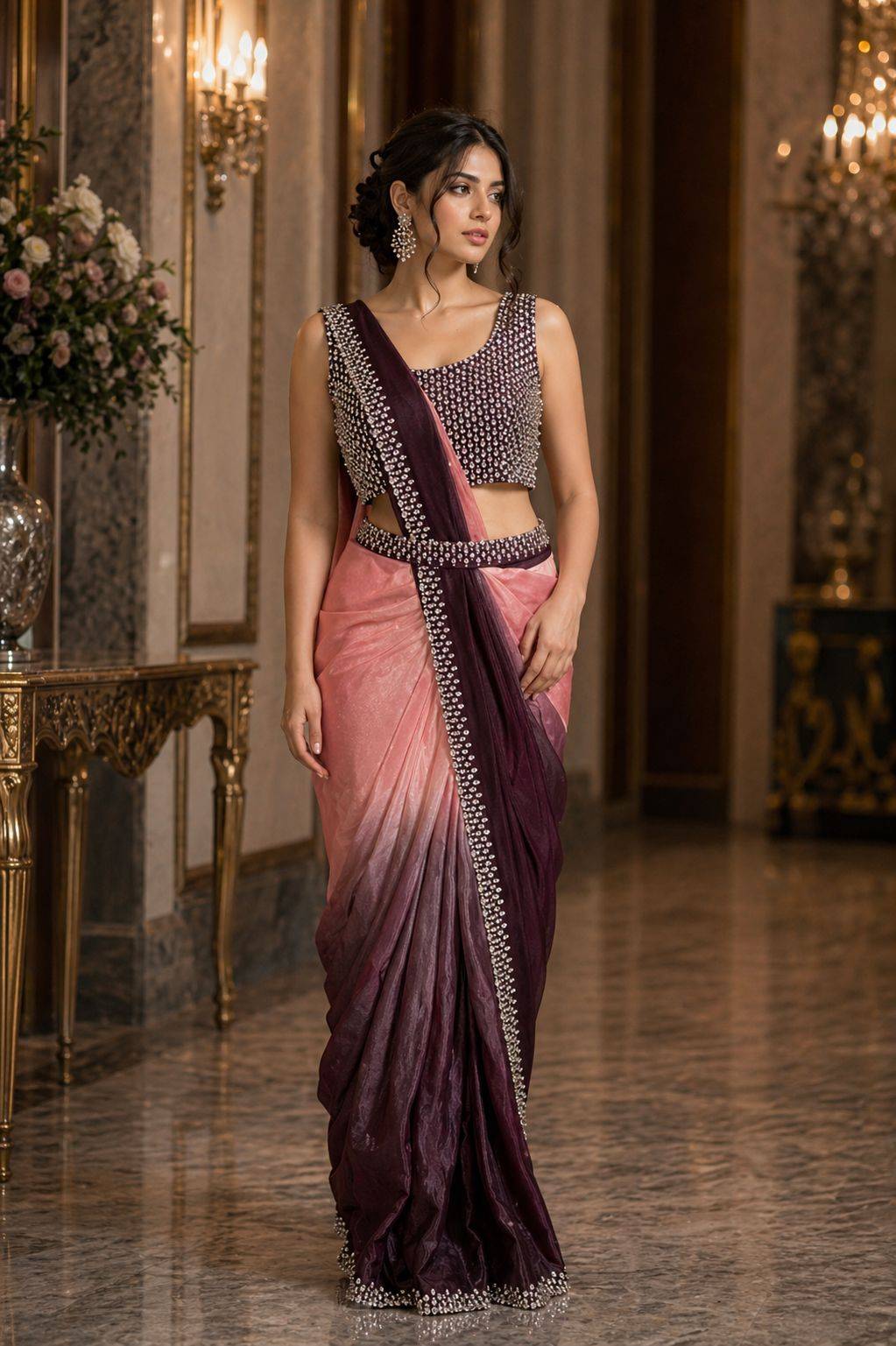 A501 By Amoha Trendz 01 To 03 Series Indian Traditional Wear Collection Fancy Colorful Party Wear Stitched Sarees At Wholesale Price